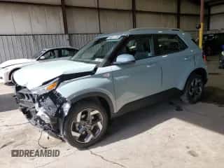 2025 Hyundai Venue SEL z VIN KMHRC8A33SU409381, wystawiony jako Copart lot #84897665 z przebiegiem 386 mil mil oraz Szkoda całkowita • Salvage title. Historia ofert i sprzedaży dostępna na DreamBid. Obrazek 1.