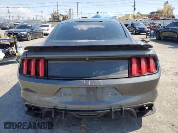 2016 Ford Mustang EcoBoost Premium with VIN 1FA6P8TH6G5225953, listed as a Copart auction lot 81276605 with 65,361 mi miles and Salvage title. Bid and sale history available at DreamBid. Image 6.