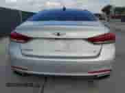 2015 Hyundai Genesis 3.8L with VIN KMHGN4JE0FU084805, listed as a Copart auction lot 87366995 with 91,556 mi miles and Salvage title. Bid and sale history available at DreamBid. Image 6.