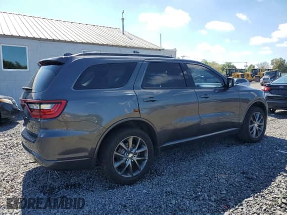 2017 Dodge Durango GT with VIN 1C4RDJDG9HC600857, listed as a Copart auction lot 80754945 with 92,785 mi miles and Salvage title. Bid and sale history available at DreamBid. Image 3.