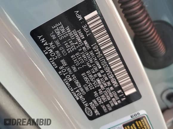 2025 Hyundai Kona SEL z VIN KM8HB3AB3SU194481, wystawiony jako Copart lot #79315134 z przebiegiem 5 863 mil mil oraz Nie do naprawy • Non repairable. Historia ofert i sprzedaży dostępna na DreamBid. Obrazek 13.