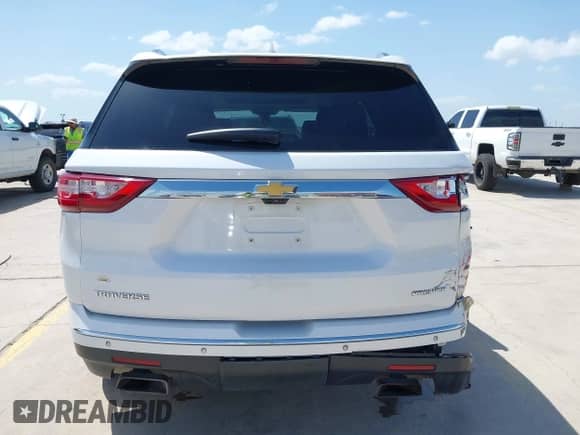 2019 Chevrolet Traverse Premier with VIN 1GNERKKW4KJ277862, listed as a IAAI auction lot 42528387 with 82,334 mi miles and . Bid and sale history available at DreamBid. Image 17.