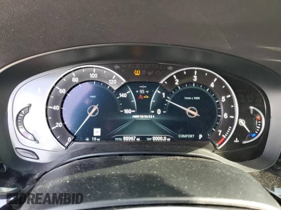 2018 BMW 5 Series M550i xDrive with VIN WBAJB9C53JB034866, listed as a Copart auction lot 68623265 with 88,967 mi miles and Clean title. Bid and sale history available at DreamBid. Image 9.