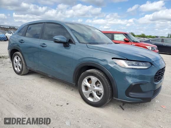 2024 Honda HR-V LX с VIN 3CZRZ1H39RM706356, выставлен на аукционе Copart как лот 82456555 с пробегом 33 474 миль миль и Списание • Salvage title. История ставок и продаж доступна на DreamBid. Изображение 4.