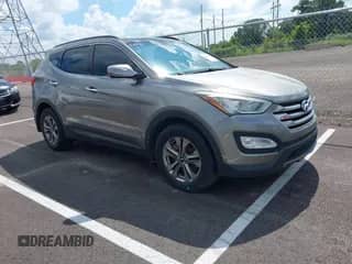 2016 Hyundai Santa Fe with VIN 5XYZU3LB6GG346214, listed as a IAAI auction lot 43059778 with 167,096 mi miles and . Bid and sale history available at DreamBid. Image 1.