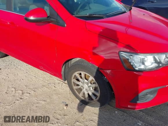 2017 Chevrolet Sonic LT with VIN 1G1JD5SH8H4129156, listed as a IAAI auction lot 42943131 with 102,556 mi miles and . Bid and sale history available at DreamBid. Image 6.
