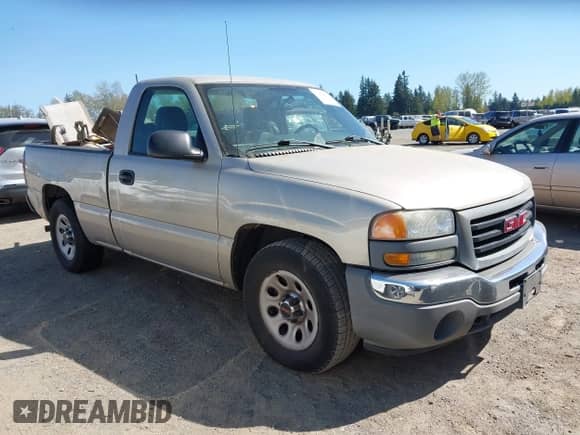 2005 GMC Sierra 1500 Work Truck z VIN 1GTEC14X75Z329484, wystawiony jako IAAI lot #42024970 z przebiegiem 193 068 mil mil oraz . Historia ofert i sprzedaży dostępna na DreamBid. Obrazek 1.