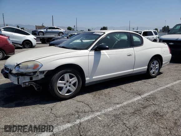 2007 Chevrolet Monte Carlo LS с VIN 2G1WJ15KX79355130, выставлен на аукционе Copart как лот 58825335 с пробегом 120 336 миль миль и Списание • Salvage title. История ставок и продаж доступна на DreamBid. Изображение 1.