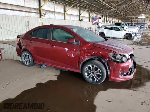 2018 Chevrolet Sonic LT with VIN 1G1JD5SH6J4134751, listed as a Copart auction lot 84629995 with Not provided miles and Clean title. Bid and sale history available at DreamBid. Image 4.