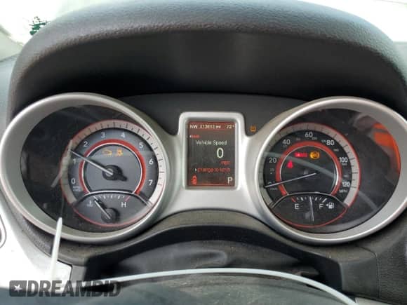 2019 Dodge Journey GT with VIN 3C4PDDEG0KT738743, listed as a Copart auction lot 80735065 with 213,013 mi miles and Salvage title. Bid and sale history available at DreamBid. Image 9.