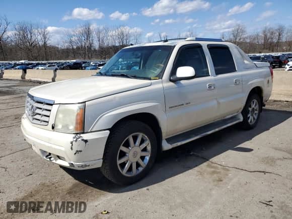 2003 Cadillac Escalade EXT with VIN 3GYEK63N43G144901, listed as a Copart auction lot 50575195 with 236,328 mi miles and Clean title. Bid and sale history available at DreamBid. Image 1.