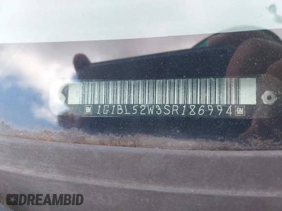 1995 Chevrolet Caprice с VIN 1G1BL52W3SR186994, выставлен на аукционе IAAI как лот 42938487 с пробегом Не указан миль и . История ставок и продаж доступна на DreamBid. Изображение 9.