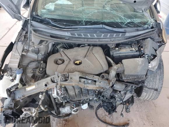 2012 Hyundai Elantra Limited with VIN 5NPDH4AE7CH094977, listed as a Copart auction lot 80330645 with 94,226 mi miles and Salvage title. Bid and sale history available at DreamBid. Image 11.