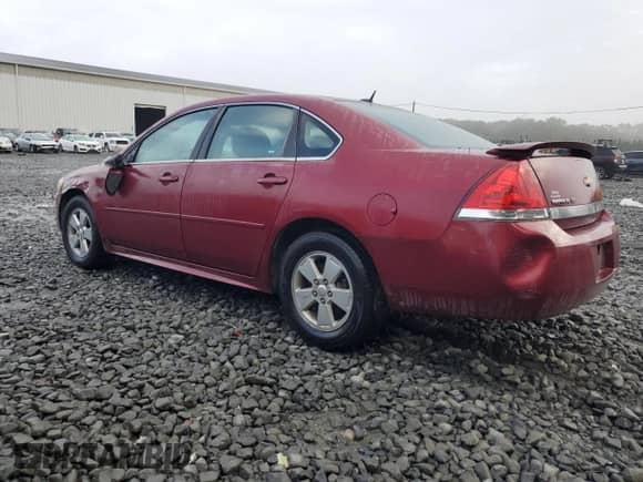 2010 Chevrolet Impala LT with VIN 2G1WB5EN1A1141289, listed as a Copart auction lot 80891755 with 127,137 mi miles and Salvage title. Bid and sale history available at DreamBid. Image 2.