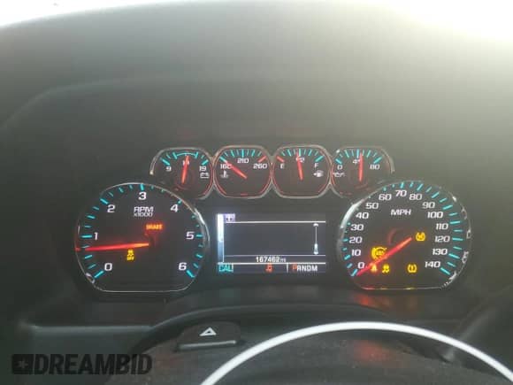 2016 Chevrolet Silverado 1500 LT with VIN 1GCRCREH3GZ303765, listed as a Copart auction lot 46123265 with 167,462 mi miles and Salvage title. Bid and sale history available at DreamBid. Image 9.