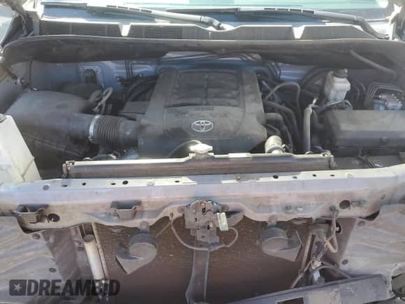 2021 Toyota Tundra SR5 with VIN 5TFUY5F11MX975336, listed as a Copart auction lot 80256595 with 127,385 mi miles and Salvage title. Bid and sale history available at DreamBid. Image 11.