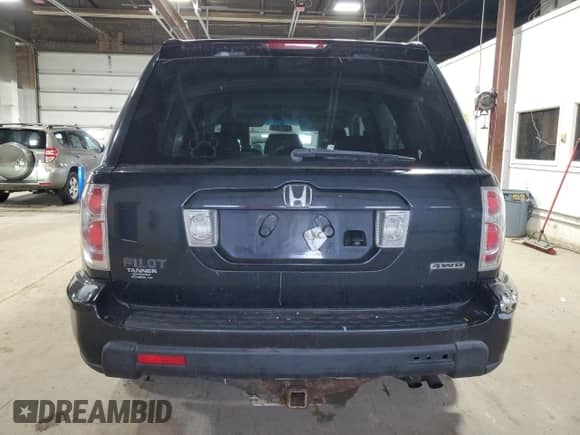 2006 Honda Pilot EX-L with VIN 2HKYF18796H539303, listed as a Copart auction lot 80113975 with 156,475 mi miles and Salvage title. Bid and sale history available at DreamBid. Image 6.