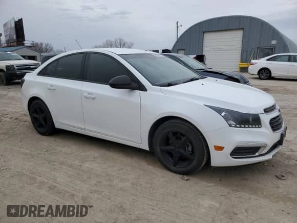 2015 Chevrolet Cruze LS with VIN 1G1PB5SH6F7252305, listed as a Copart auction lot 48299445 with 96,776 mi miles and Salvage title. Bid and sale history available at DreamBid. Image 4.