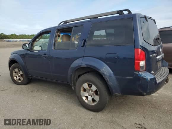 2008 Nissan Pathfinder SE z VIN 5N1AR18B38C621793, wystawiony jako Copart lot #62580165 z przebiegiem 197 482 mil mil oraz Czysty tytuł • Clean title. Historia ofert i sprzedaży dostępna na DreamBid. Obrazek 2.