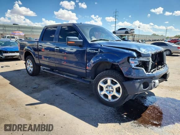 2013 Ford F-150 XL with VIN 1FTFW1EFXDFA45882, listed as a Copart auction lot 80525915 with 259,267 mi miles and Salvage title. Bid and sale history available at DreamBid. Image 4.
