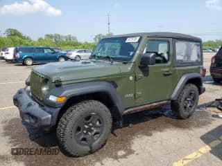 2021 Jeep Wrangler Sport с VIN 1C4GJXAG9MW557699, выставлен на аукционе Copart как лот 59776105 с пробегом 71 754 миль миль и На запчасти • Non repairable. История ставок и продаж доступна на DreamBid. Изображение 1.