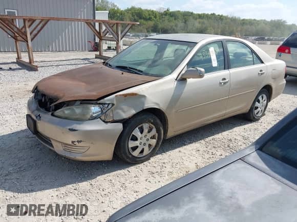 2005 Toyota Camry STD with VIN 4T1BE32K35U100261, listed as a IAAI auction lot 43340699 with 150,001 mi miles and . Bid and sale history available at DreamBid. Image 2.