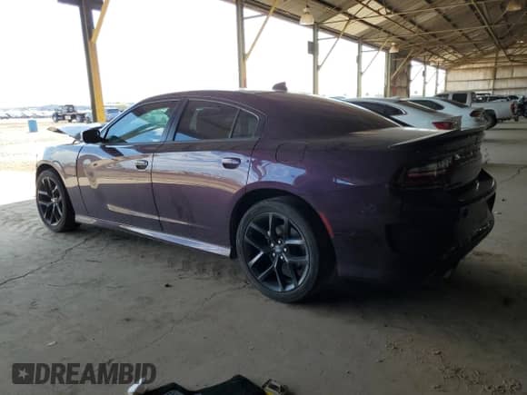 2020 Dodge Charger R/T with VIN 2C3CDXCT7LH153799, listed as a Copart auction lot 80751745 with 50,467 mi miles and Salvage title. Bid and sale history available at DreamBid. Image 2.