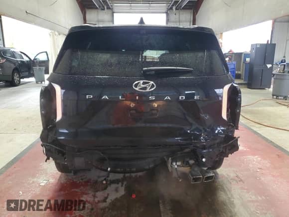 2024 Hyundai Palisade Calligraphy with VIN KM8R74GE9RU691848, listed as a Copart auction lot 85096545 with 13,097 mi miles and Salvage title. Bid and sale history available at DreamBid. Image 6.
