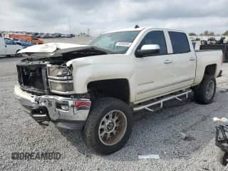 2014 Chevrolet Silverado 1500 LTZ with VIN 3GCUKSEC6EG484379, listed as a Copart auction lot 83850995 with 163,398 mi miles and Salvage title. Bid and sale history available at DreamBid. Image 1.
