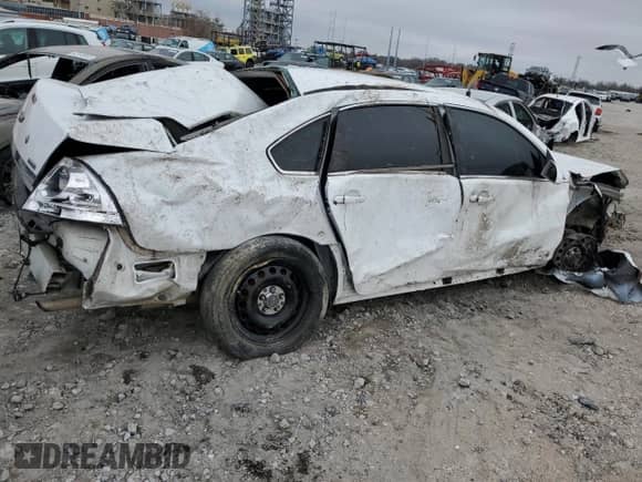 2010 Chevrolet Impala Police Police with VIN 2G1WD5EM3A1240228, listed as a Copart auction lot 51521855 with Not provided miles and Salvage title. Bid and sale history available at DreamBid. Image 3.
