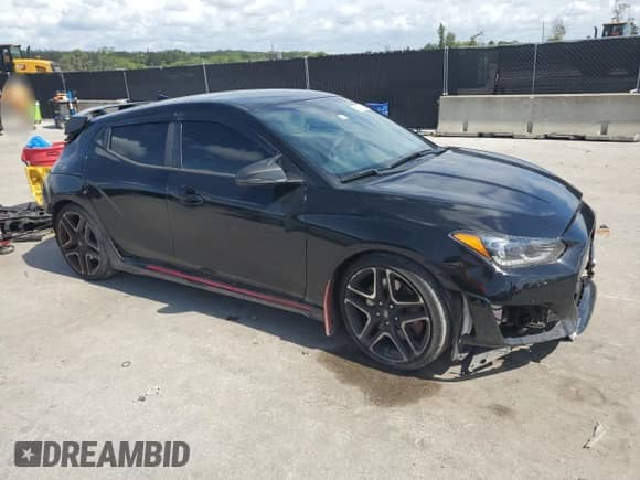 2021 Hyundai Veloster z VIN KMHT36AH5MU010089, wystawiony jako Copart lot #59777865 z przebiegiem 50 584 mil mil oraz Szkoda całkowita • Salvage title. Historia ofert i sprzedaży dostępna na DreamBid. Obrazek 4.