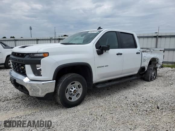 2023 Chevrolet Silverado 2500HD Work Truck with VIN 1GC1YLE7XPF134624, listed as a Copart auction lot 65634475 with 40,800 mi miles and Salvage title. Bid and sale history available at DreamBid. Image 1.