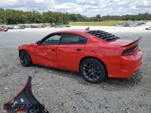 2022 Dodge Charger R/T with VIN 2C3CDXCT7NH189124, listed as a Copart auction lot 80612915 with 54,401 mi miles and Salvage title. Bid and sale history available at DreamBid. Image 2.