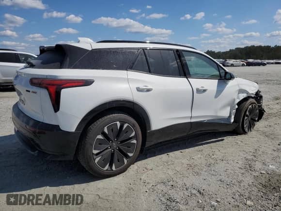 2024 Chevrolet Blazer EV eAWD RS с VIN 3GNKDCRJ5RS134641, выставлен на аукционе Copart как лот 70989425 с пробегом 5 807 миль миль и Списание • Salvage title. История ставок и продаж доступна на DreamBid. Изображение 3.
