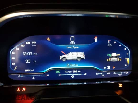 2024 Chevrolet Suburban LT with VIN 1GNSKCKD7RR107504, listed as a Copart auction lot 45410745 with 31,752 mi miles and Salvage title. Bid and sale history available at DreamBid. Image 9.