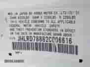 2002 Honda CR-V EX with VIN JHLRD78882C006616, listed as a IAAI auction lot 43444026 with 233,194 mi miles and . Bid and sale history available at DreamBid. Image 9.