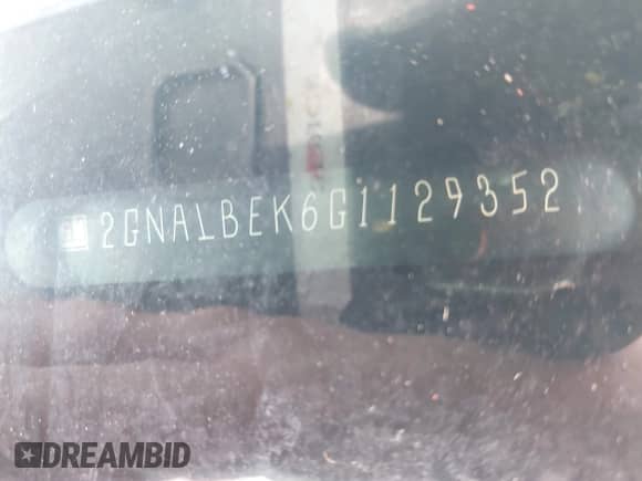 2016 Chevrolet Equinox LS z VIN 2GNALBEK6G1129352, wystawiony jako IAAI lot #43281604 z przebiegiem 207 305 mil mil oraz . Historia ofert i sprzedaży dostępna na DreamBid. Obrazek 9.