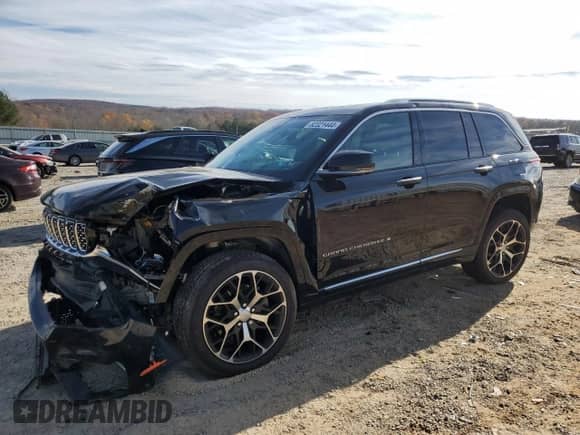 2022 Jeep Grand Cherokee Summit Reserve с VIN 1C4RJHET7N8517343, выставлен на аукционе Copart как лот 82321444 с пробегом 41 417 миль миль и Списание • Salvage title. История ставок и продаж доступна на DreamBid. Изображение 1.