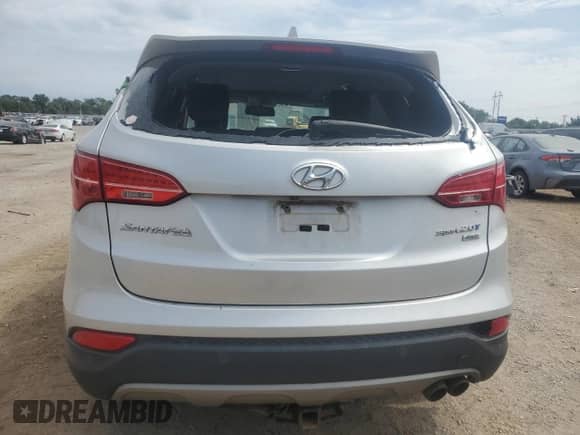 2014 Hyundai Santa Fe with VIN 5XYZWDLA7EG166440, listed as a Copart auction lot 72062825 with 187,966 mi miles and Salvage title. Bid and sale history available at DreamBid. Image 6.