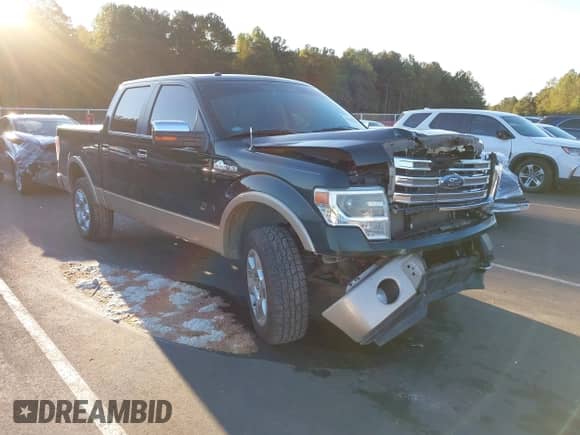 2013 Ford F-150 XL with VIN 1FTFW1EF9DKE08938, listed as a IAAI auction lot 43392604 with 166,881 mi miles and . Bid and sale history available at DreamBid. Image 1.