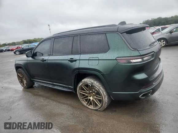 2021 Jeep Grand Cherokee Summit Reserve with VIN 1C4RJKEGXM8112317, listed as a Copart auction lot 81609985 with 64,432 mi miles and Salvage title. Bid and sale history available at DreamBid. Image 2.