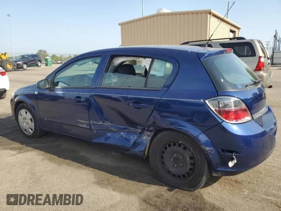 2008 Saturn Astra XE with VIN W08AR671685115608, listed as a Copart auction lot 56693915 with 96,885 mi miles and Salvage title. Bid and sale history available at DreamBid. Image 2.