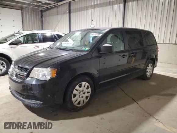 2014 Dodge Grand Caravan American Value with VIN 2C4RDGBG7ER478377, listed as a Copart auction lot 82412495 with 100,330 mi miles and Clean title. Bid and sale history available at DreamBid. Image 1.