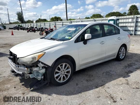 2014 Subaru Impreza Premium с VIN JF1GJAC60EG009724, выставлен на аукционе Copart как лот 75717324 с пробегом 107 557 миль миль и Списание • Salvage title. История ставок и продаж доступна на DreamBid. Изображение 1.