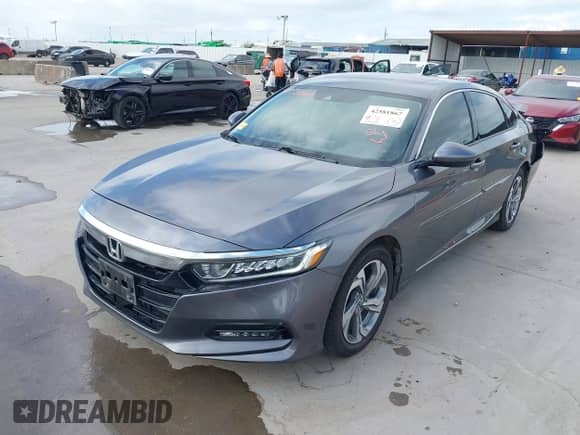 2020 Honda Accord EX-L with VIN 1HGCV2F54LA004839, listed as a IAAI auction lot 42581867 with 67,407 mi miles and . Bid and sale history available at DreamBid. Image 19.