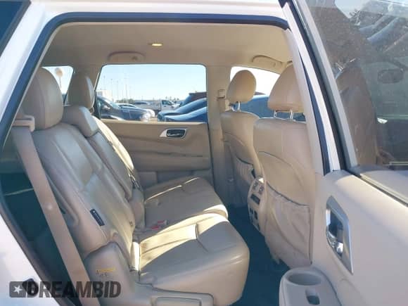 2019 Nissan Pathfinder SL with VIN 5N1DR2MN3KC615826, listed as a IAAI auction lot 41246697 with 58,561 mi miles and . Bid and sale history available at DreamBid. Image 8.