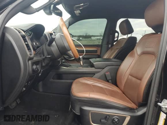 2020 Ram 1500 Longhorn with VIN 1C6SRFKT5LN393744, listed as a Copart auction lot 43413855 with 57,380 mi miles and Non repairable. Bid and sale history available at DreamBid. Image 7.