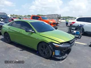 2024 Hyundai Elantra N Line z VIN KMHLR4DF2RU726954, wystawiony jako IAAI lot #42724342 z przebiegiem 16 231 mil mil oraz . Historia ofert i sprzedaży dostępna na DreamBid. Obrazek 1.