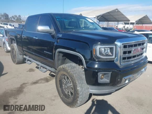 2014 GMC Sierra 1500 SLT z VIN 3GTU2VEC5EG195091, wystawiony jako IAAI lot #43430272 z przebiegiem 104 939 mil mil oraz . Historia ofert i sprzedaży dostępna na DreamBid. Obrazek 1.