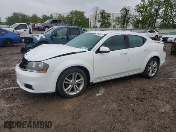 2014 Dodge Avenger SXT с VIN 1C3CDZCG3EN165716, выставлен на аукционе Copart как лот 57795365 с пробегом 33 070 миль миль и Списание • Salvage title. История ставок и продаж доступна на DreamBid. Изображение 1.
